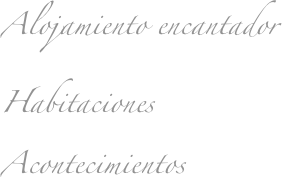 Alojamiento encantador
Habitaciones
Acontecimientos